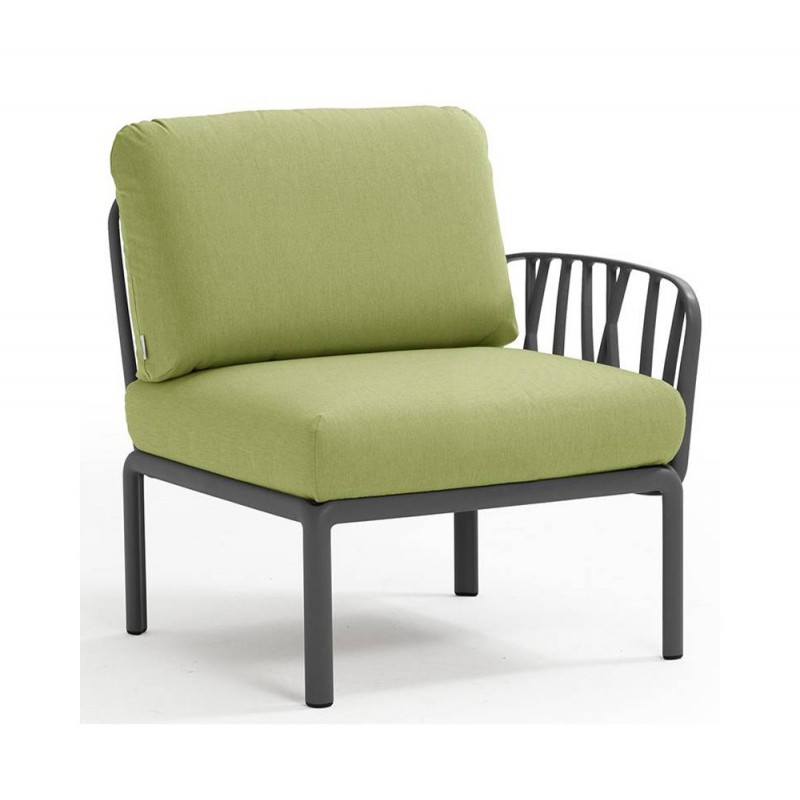 Komodo γωνία terminal (L/R) ref. 372 02 - Anthracite 72x78x88(47,5)cm