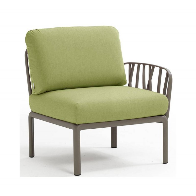 Komodo γωνία terminal (L/R) ref. 372 10 - Tortora 72x78x88(47,5)cm