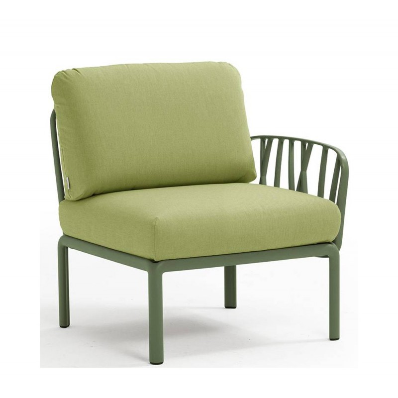 Komodo γωνία terminal (L/R) ref. 372 16  - Agave 72x78x88(47,5)cm