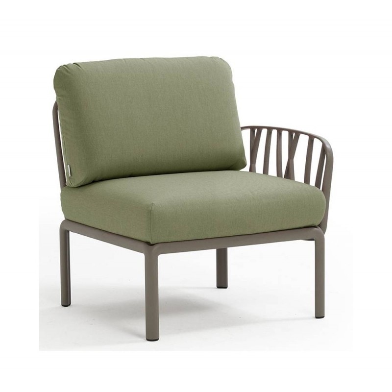 Komodo γωνία terminal (L/R) ref. 372 10 - Tortora 72x78x88(47,5)cm