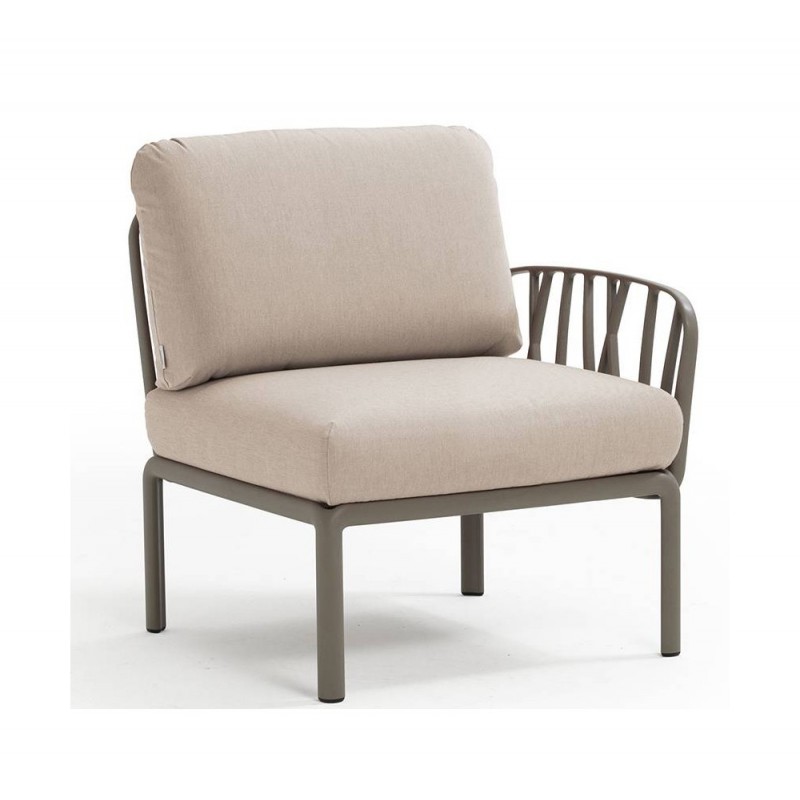 Komodo γωνία terminal (L/R) ref. 372 10 - Tortora 72x78x88(47,5)cm