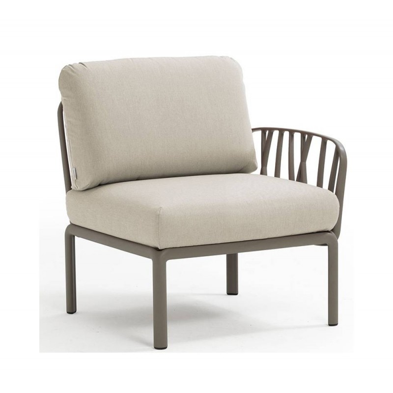 Komodo γωνία terminal (L/R) ref. 372 10 - Tortora 72x78x88(47,5)cm