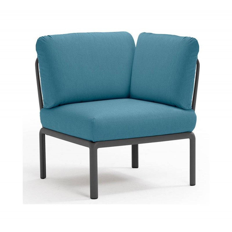 Komodo elemento angolo ref.374 γωνία 02 - Anthracite 78x78x88(47,5)cm