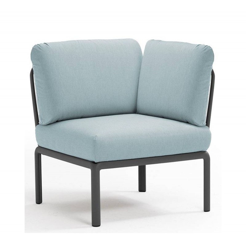 Komodo elemento angolo ref.374 γωνία 02 - Anthracite 78x78x88(47,5)cm