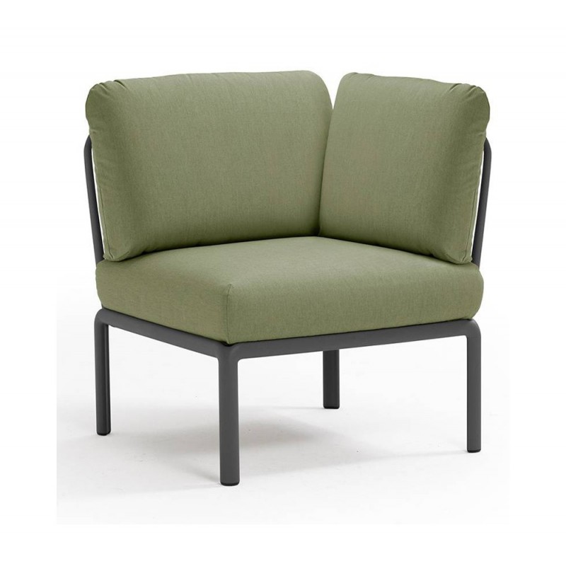 Komodo elemento angolo ref.374 γωνία 02 - Anthracite 78x78x88(47,5)cm