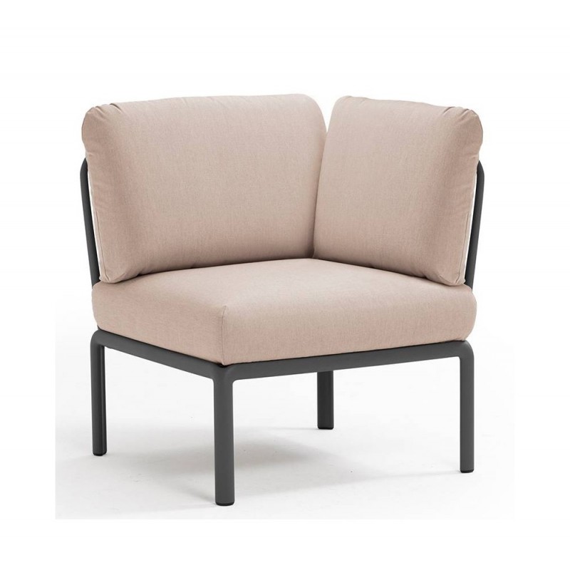 Komodo elemento angolo ref.374 γωνία 02 - Anthracite 78x78x88(47,5)cm