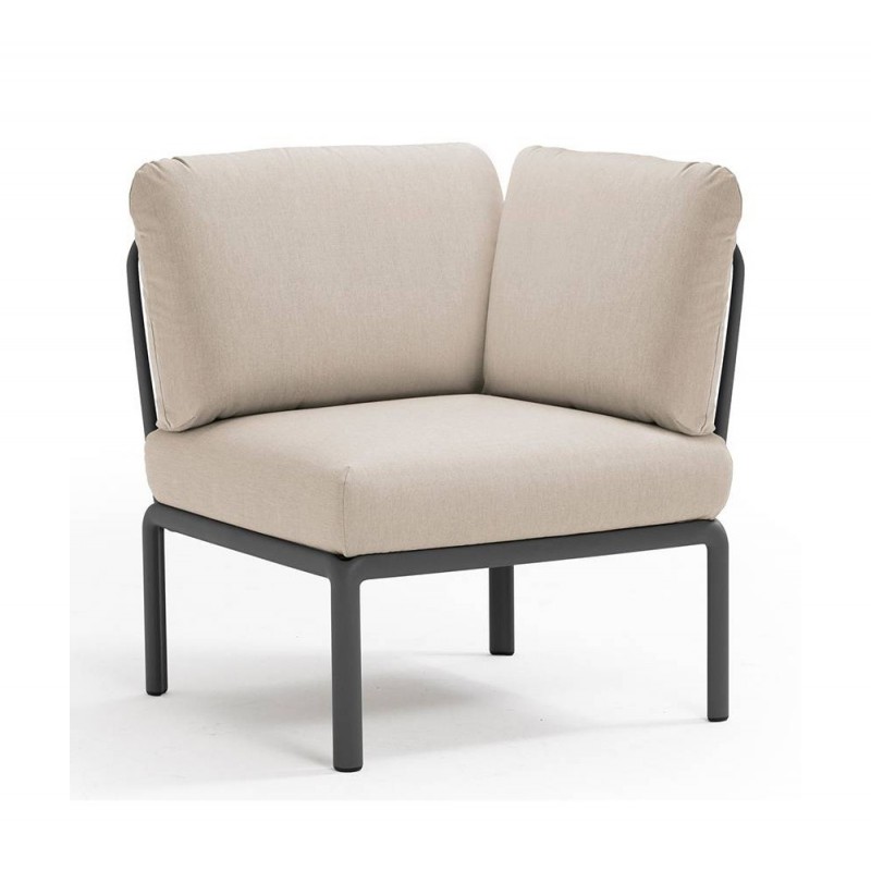 Komodo elemento angolo ref.374 γωνία 02 - Anthracite 78x78x88(47,5)cm