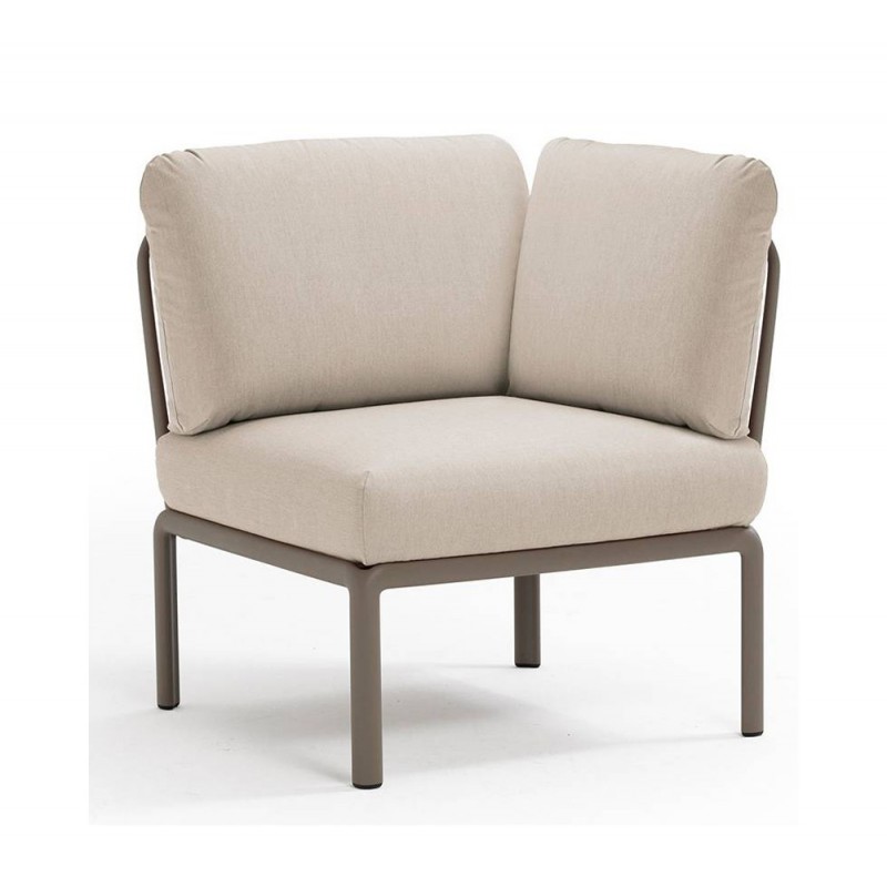 Komodo elemento angolo ref.374 γωνία 10 - Tortora 78x78x88(47,5)cm