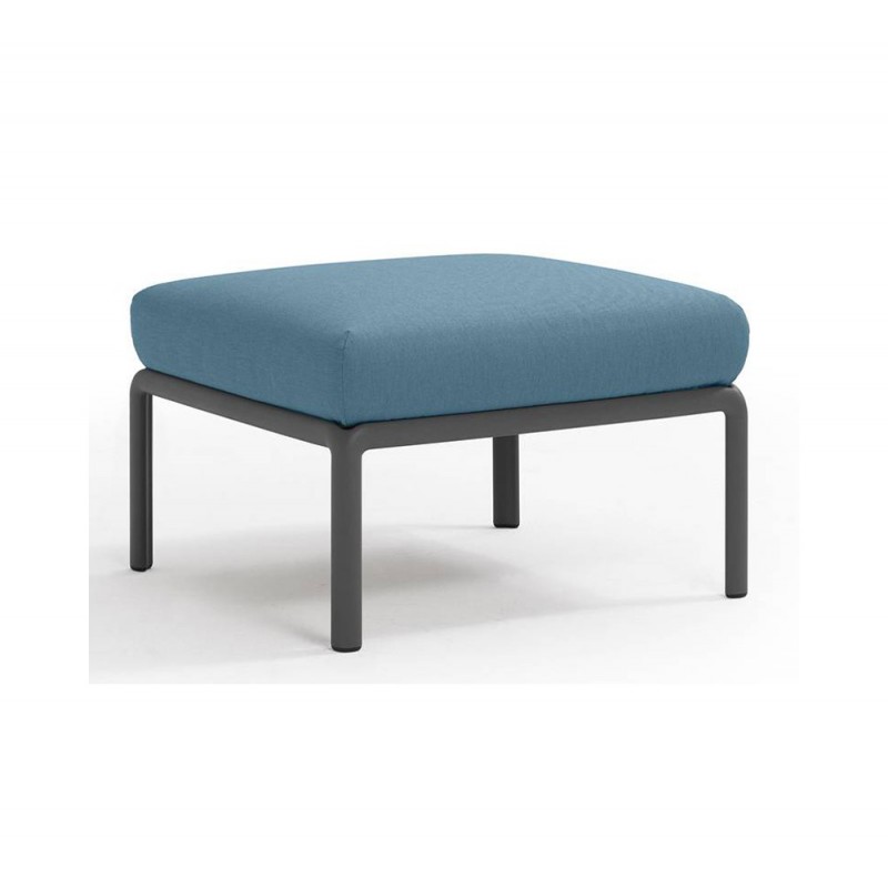 Komodo pouf ref.369 σκαμπό 02 - Anthracite 72x72x47,5(47,5)cm