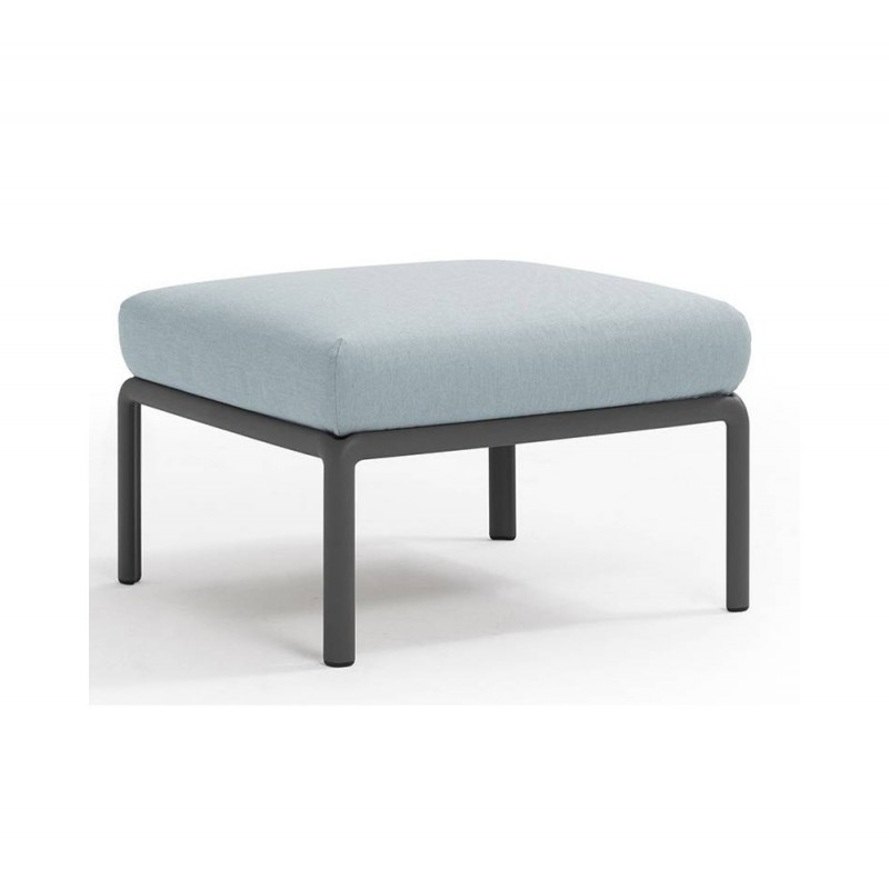 Komodo pouf ref.369 σκαμπό 02 - Anthracite 72x72x47,5(47,5)cm