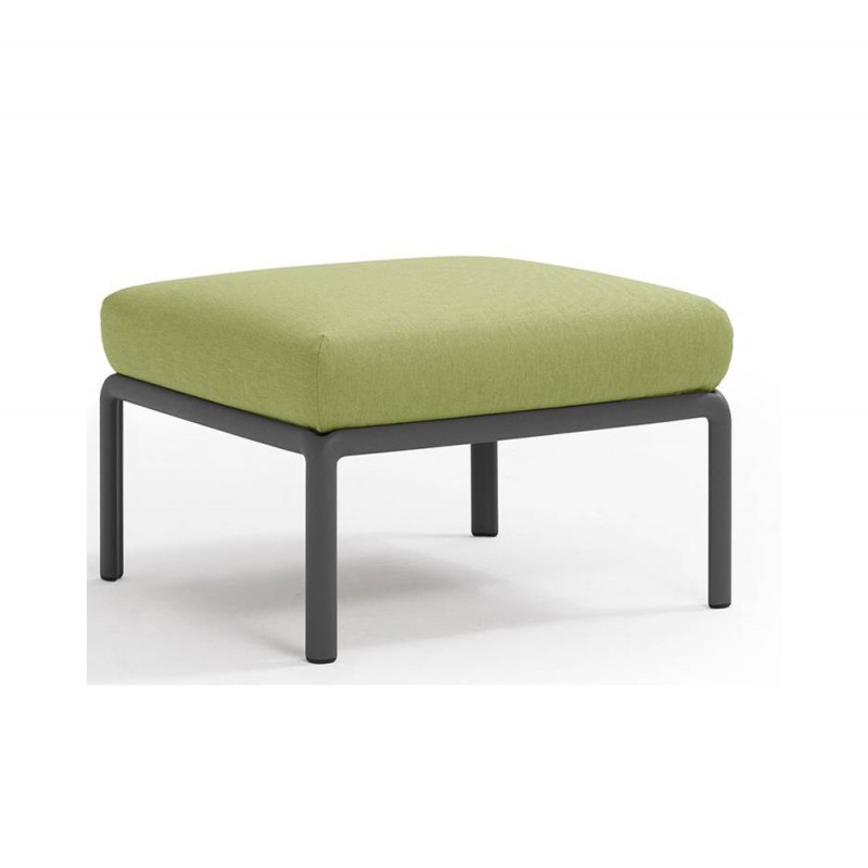 Komodo pouf ref.369 σκαμπό 02 - Anthracite 72x72x47,5(47,5)cm