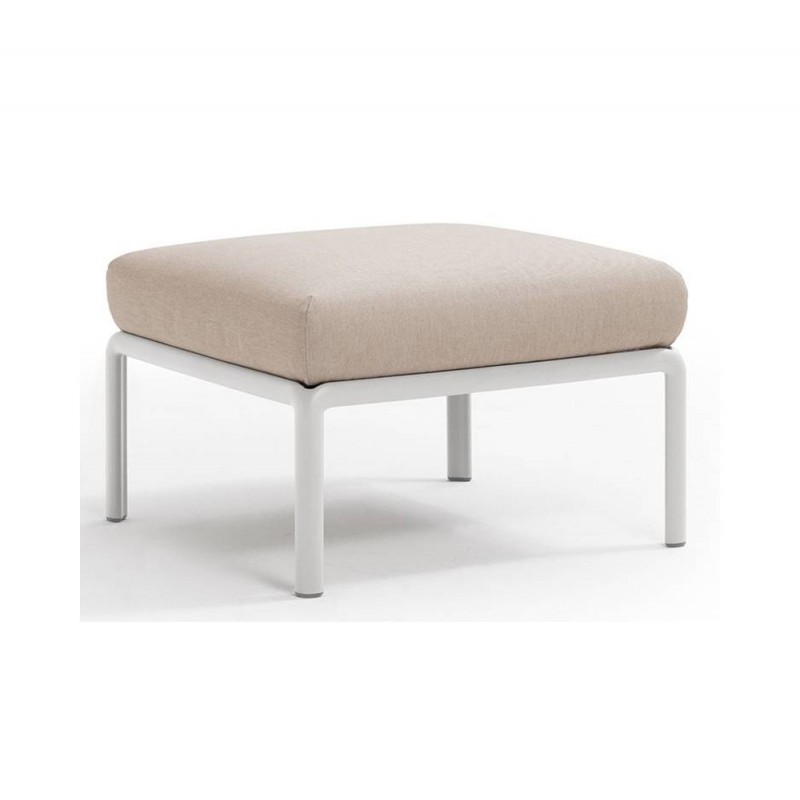 Komodo pouf ref.369 σκαμπό 00 - Bianco 72x72x47,5(47,5)cm