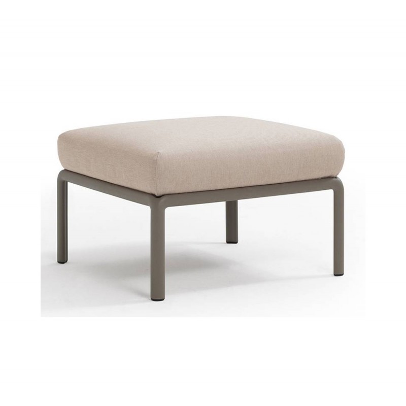 Komodo pouf ref.369 σκαμπό 10 - Tortora 72x72x47,5(47,5)cm