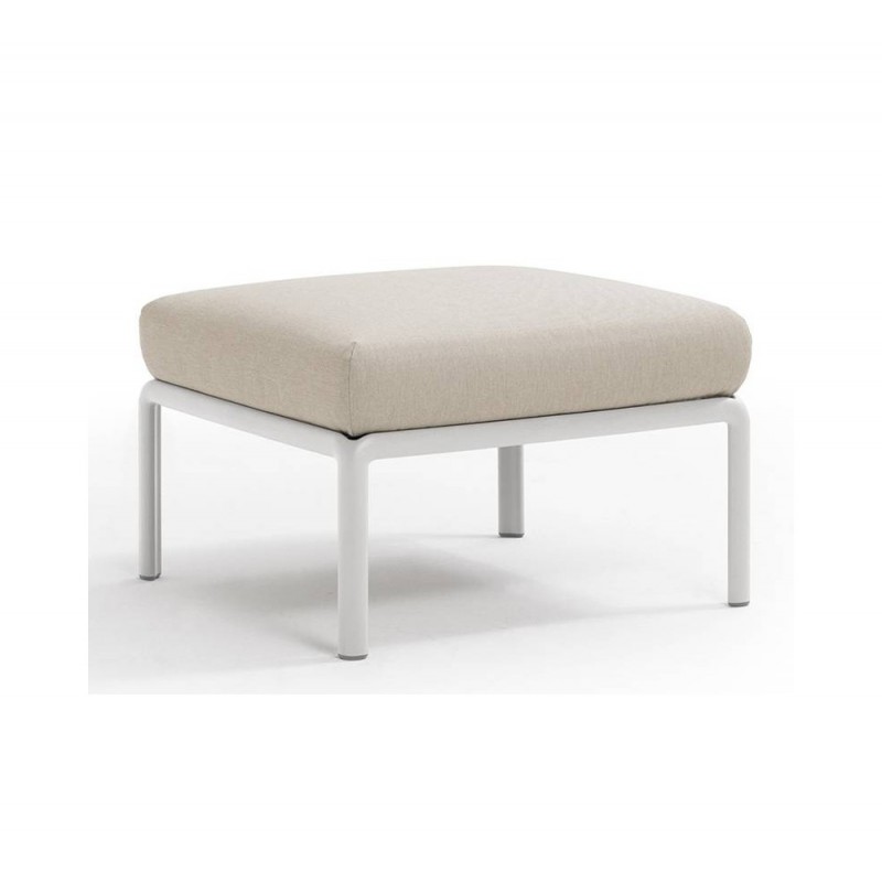 Komodo pouf ref.369 σκαμπό 00 - Bianco 72x72x47,5(47,5)cm