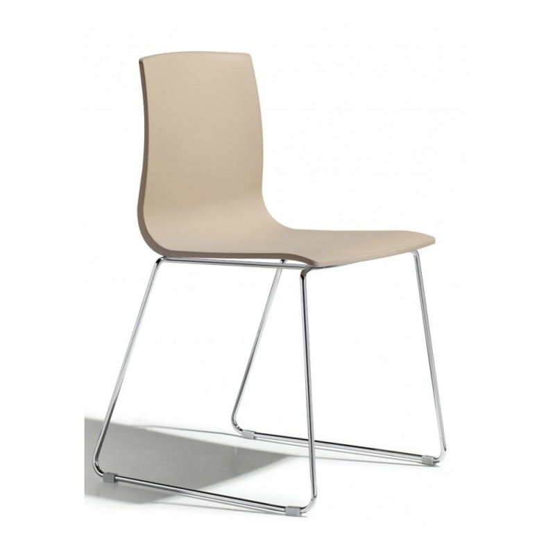 ALICE art.2677 μεταλλική καρέκλα CR - Chromed steel 53x51x80(44)cm