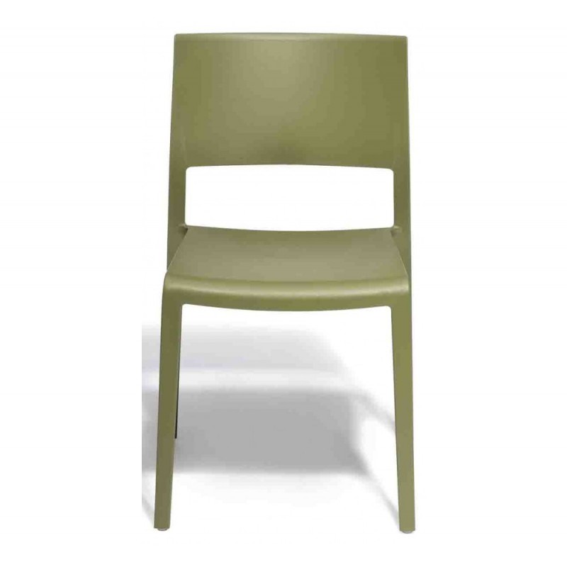 Lilibet καρέκλα technopolymer 25-Olive green 49x52x82(46)cm