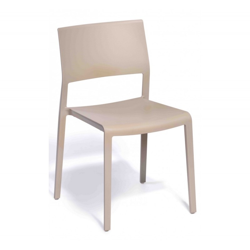 Lilibet καρέκλα technopolymer 54-Sand 49x52x82(46)cm