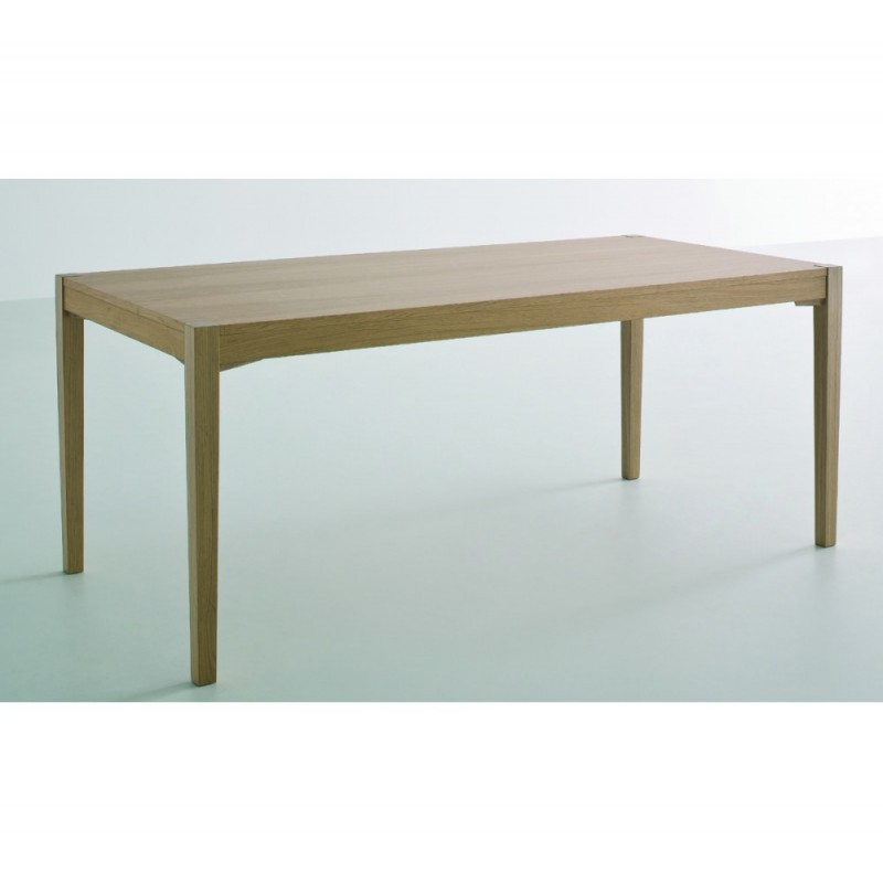 Together cod.TTOGL42 τραπέζι 75 120x80x75cm  -από φυσικό ξύλο βελανιδιάς 