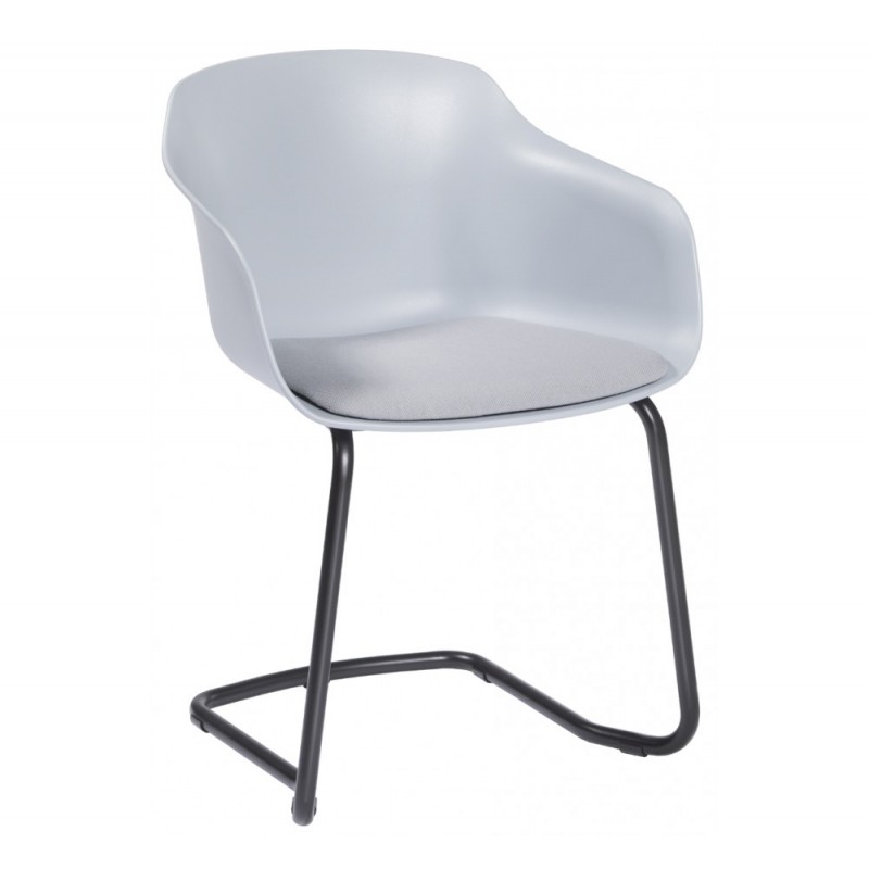 Dame cod.266.__/CTL πολυθρόνα τεχνοπολυμέριο με μεταλλικό σκελετό και μαξιλάρι με επένδυση. 57,5x52x78(66/46)cm