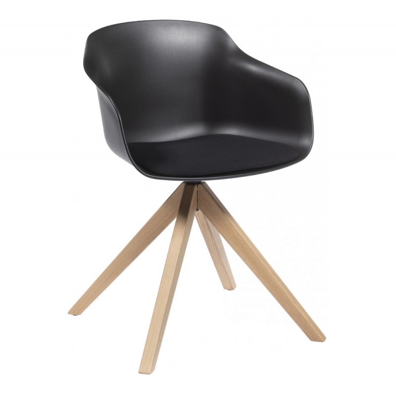 Dame cod.266.__/PL πολυθρόνα E - Simil leather Aurea 57,5x52x78(66/46)cm - ΠΟΛΥΠΡΟΠΥΛΕΝΙΟ ΜΑΥΡΟ ΚΑΙ ΤΕΧΝΟΔΕΡΜΑ ΜΑΥΡΟ 