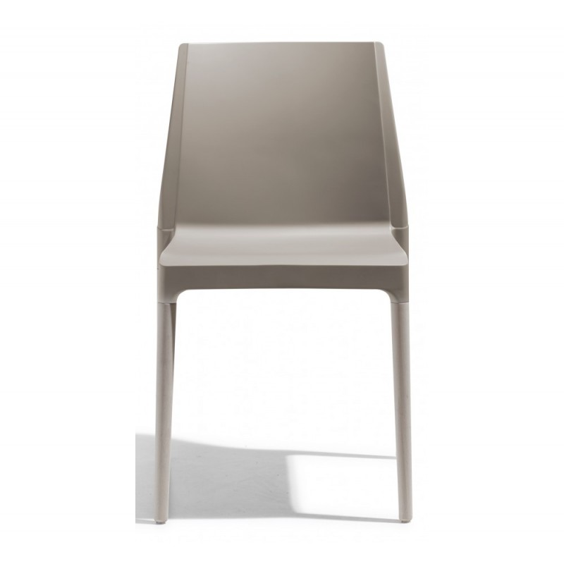 Natural chloe mon amour art.2833 ξύλινη καρέκλα 15 - Dove grey τεχνοπολυμεριο 49x51x83(47)cm