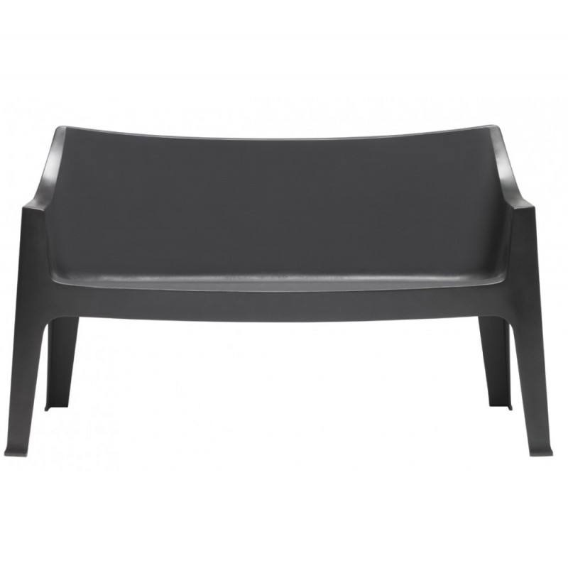 Coccolona art.1253 καναπές 81 - Anthracite 141x60x83(45)cm