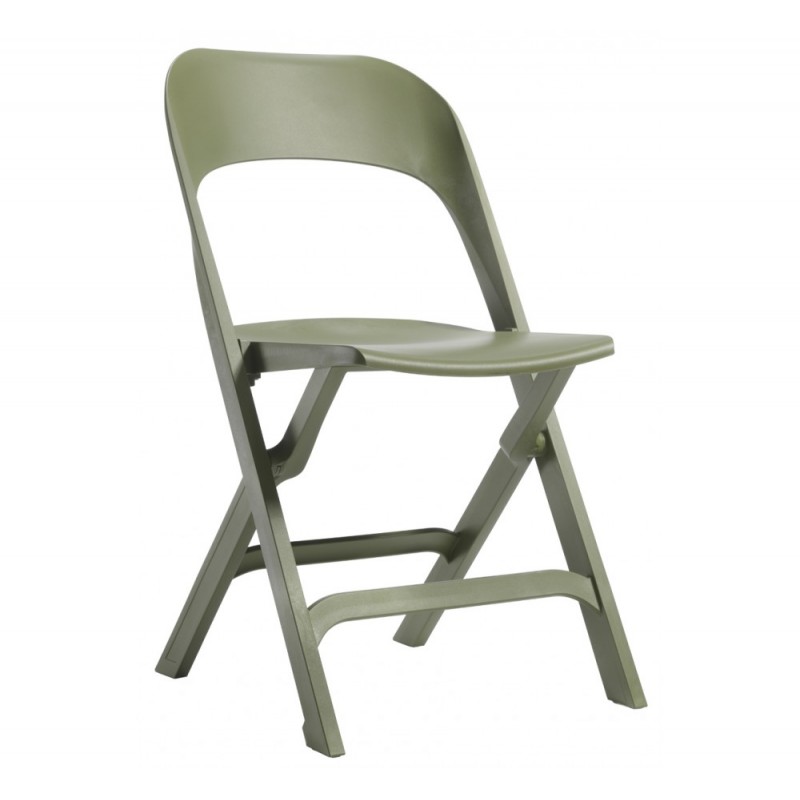 Flap καρέκλα 25-Olive green 48x57x84(46)cm