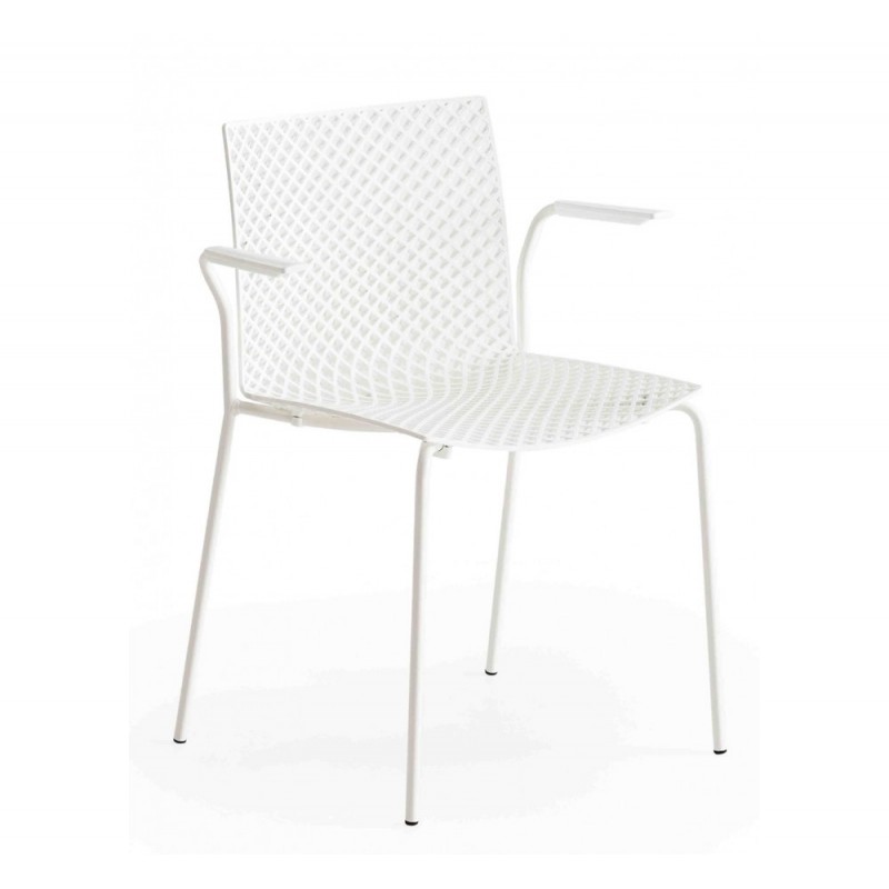 Fuller B καρέκλα 00-White 62x50x80(67/44)cm