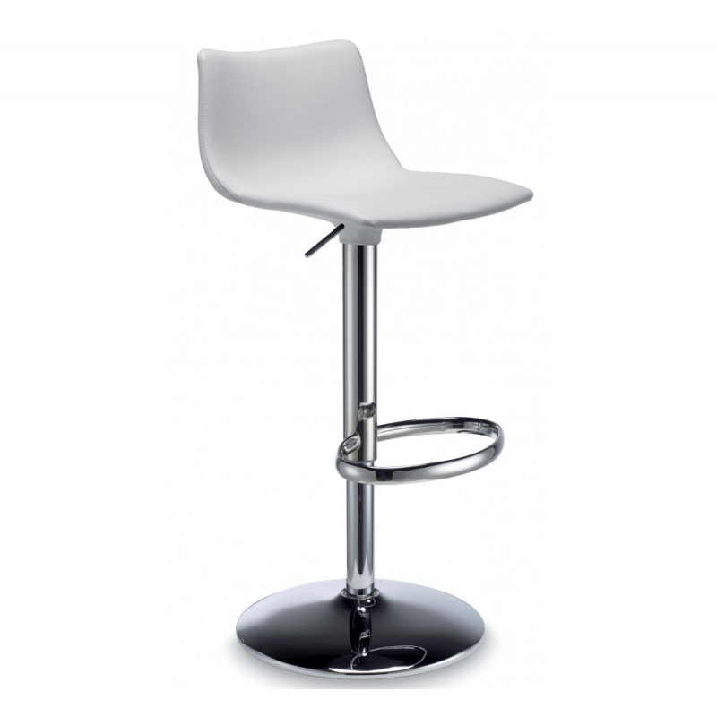 Day pop up art.2373 μεταλλικό σκαμπό πολυπροπυλένιο λευκό  ΠΛΑΤΟΣ 44xΜΗΚΟΣ 44xΥΨΟΣ 57/79cm