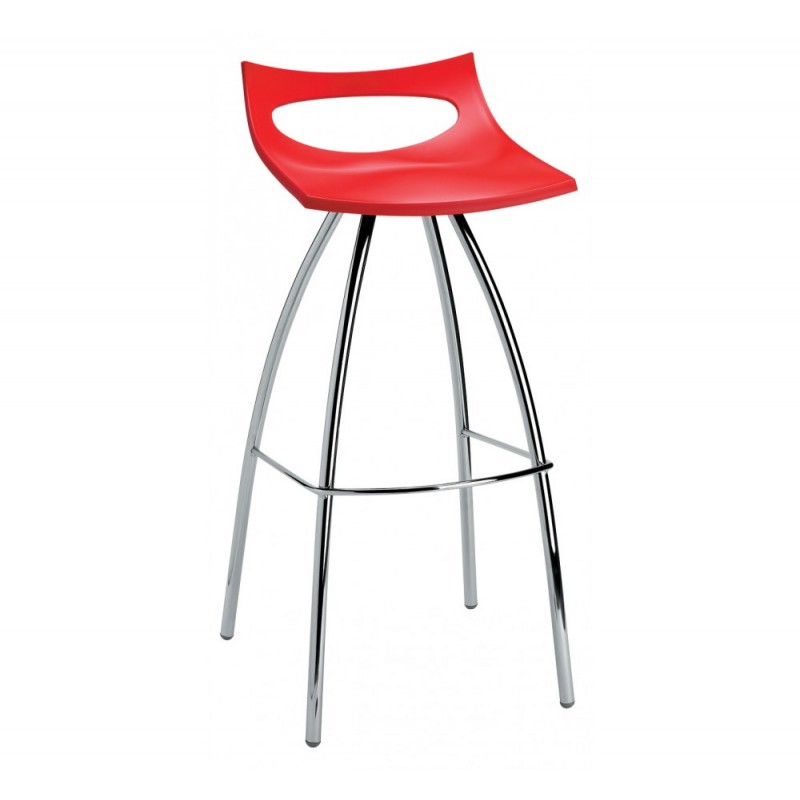 Diablito art.2291 μεταλλικό σκαμπό VA - Matt anthracite grey coated steel, embossed finish 42x50x97(80)cm