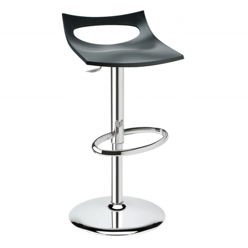 Diavoletto art.2220/04 μεταλλικό σκαμπό 81 - Anthracite Ø44x66/92(54/79)cm