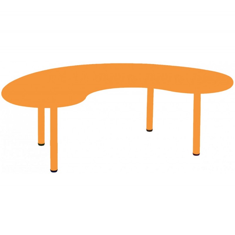CRO παιδικό τραπεζάκι Πορτοκαλί 165x90x52cm