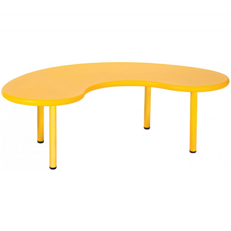 CRO παιδικό τραπεζάκι Κίτρινο 165x90x52cm