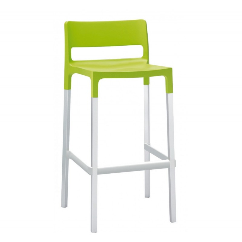 Divo art.2210/16 σκαμπό αλουμινίου (h75) 51 - Light green 50x46x98(75)cm