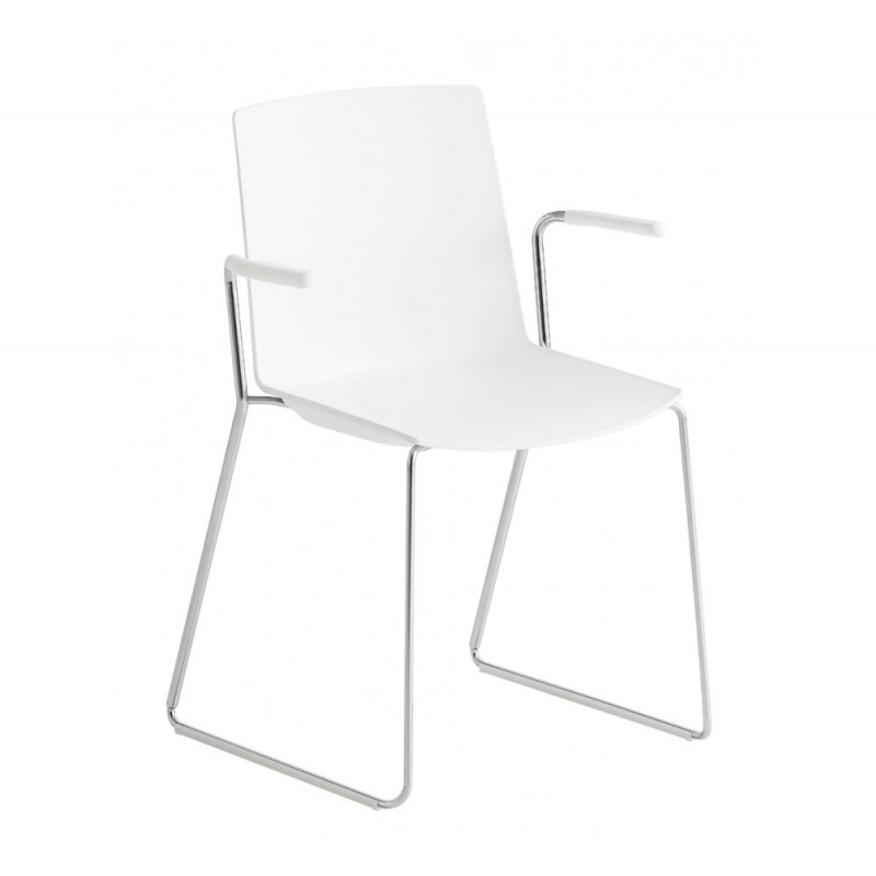 Jubel cod.291.__/SS πολυθρόνα 00-White 53x51x85(66/46)cm - λευκό πολυπροπυλένιο  