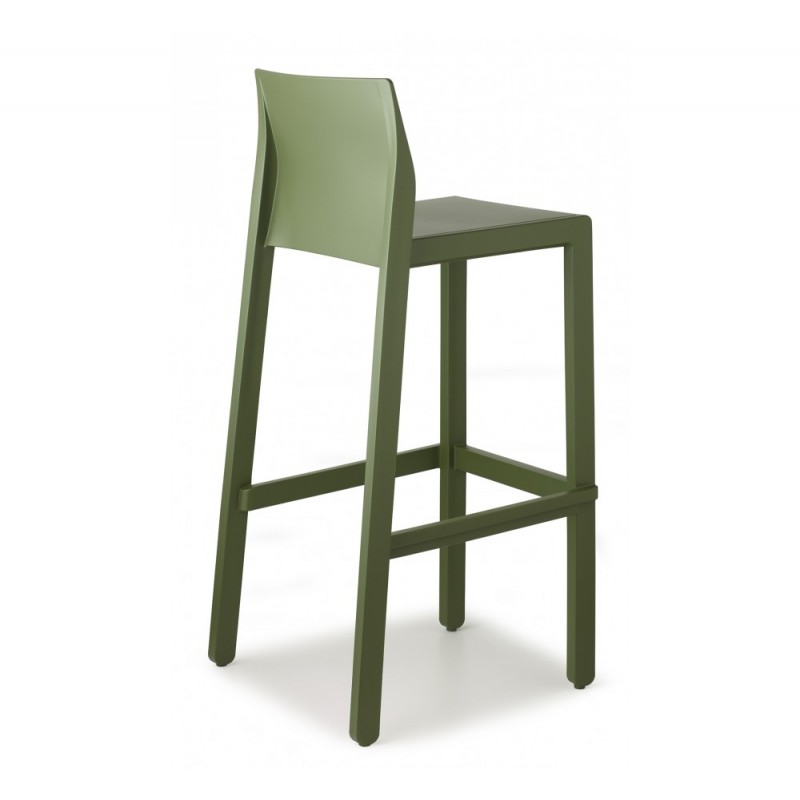 Kate art.2344 σκαμπό (h75) 56 - Olive green 47,5x47,5x97,5(75)cm