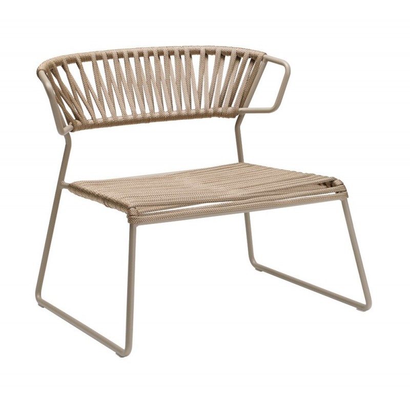 Lisa lounge filo art.2878 μεταλλική πολυθρόνα N15 Dove grey 69x67x67(36)cm