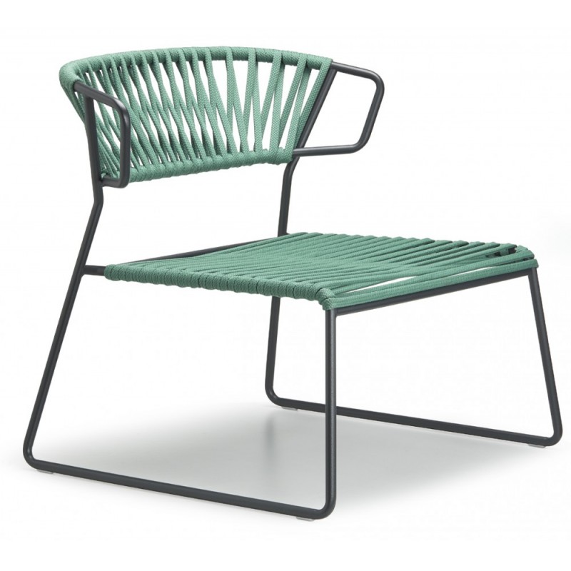 Lisa lounge filo art.2878 μεταλλική πολυθρόνα N57 Mint 69x67x67(36)cm