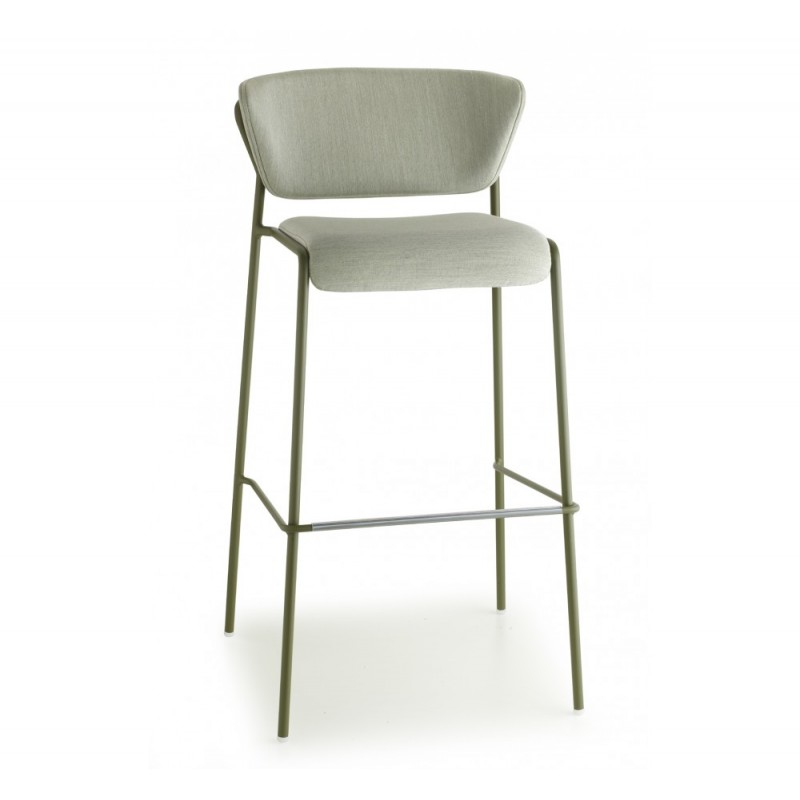 Lisa art.2863 waterproof μεταλλικό σκαμπό (h65) WP89 - Water Repellent Fabric 50x50x89(65)cm- ελάχιστη παραγγελία  1 τμχ 