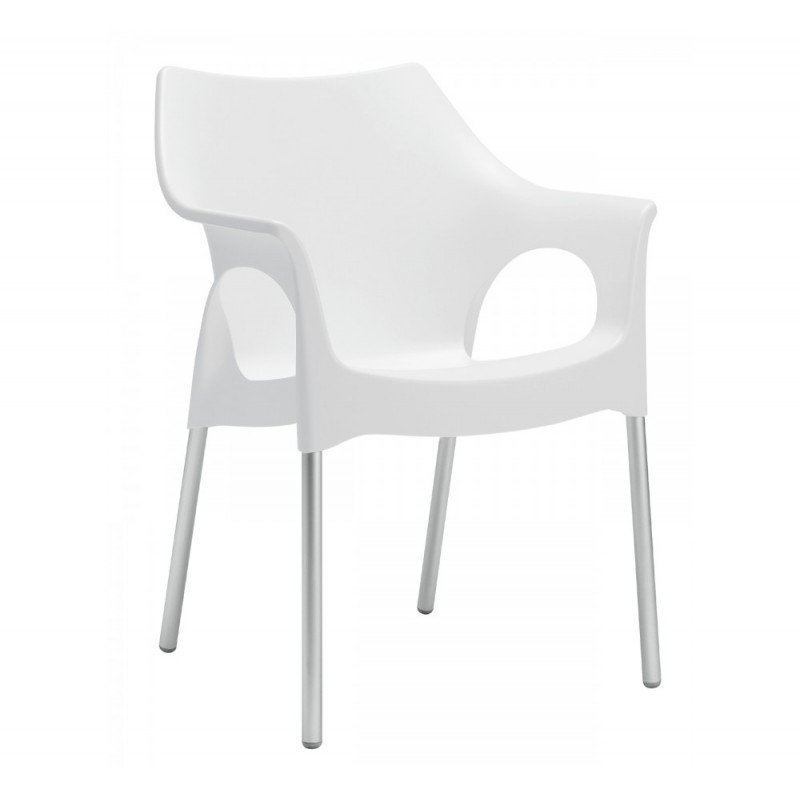 Ola art.2116/23 πολυθρόνα αλουμινίου 11 - Linen 59x54x82(65/45)cm