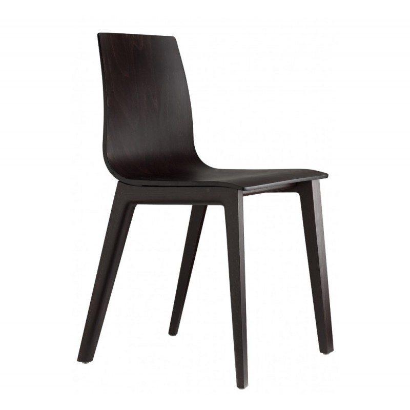 Smilla art.2840 ξύλινη καρέκλα FK 503 - Smoke beech 46x50x82(47)cm -  από μασίφ ξύλο οξιάς 