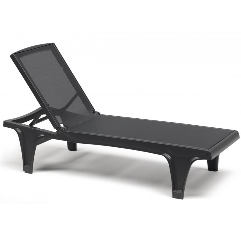 Tahiti art.2043 ξαπλώστρα T81 Anthracite 69x194x43(102)cm