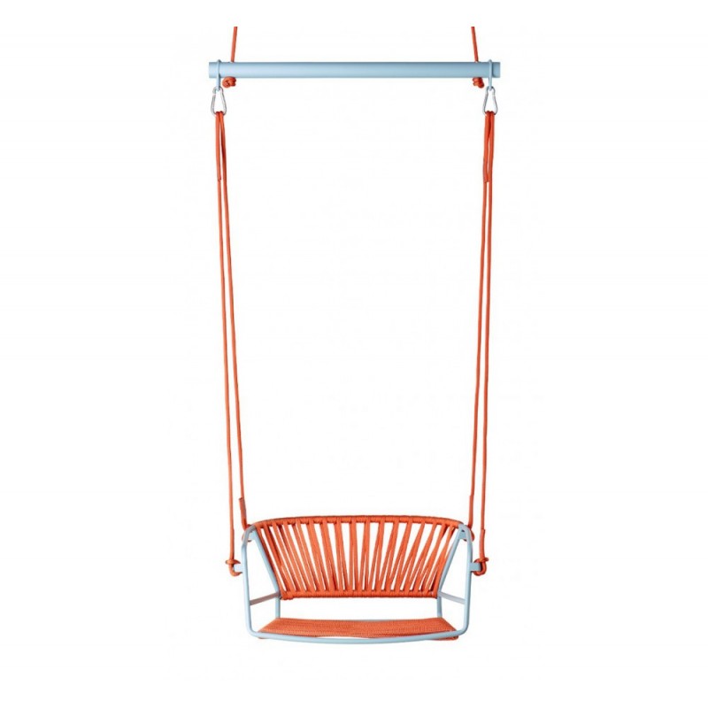 Lisa art.2883 μεταλλική κούνια N30 Orange 73x65x175cm