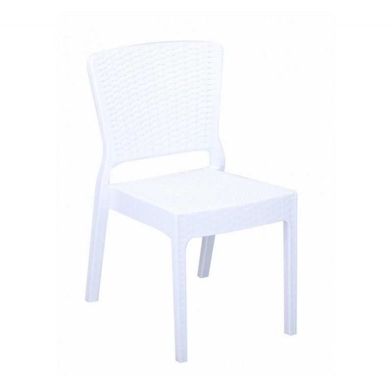 Antares καρέκλα Ivory White 58x57x83cm