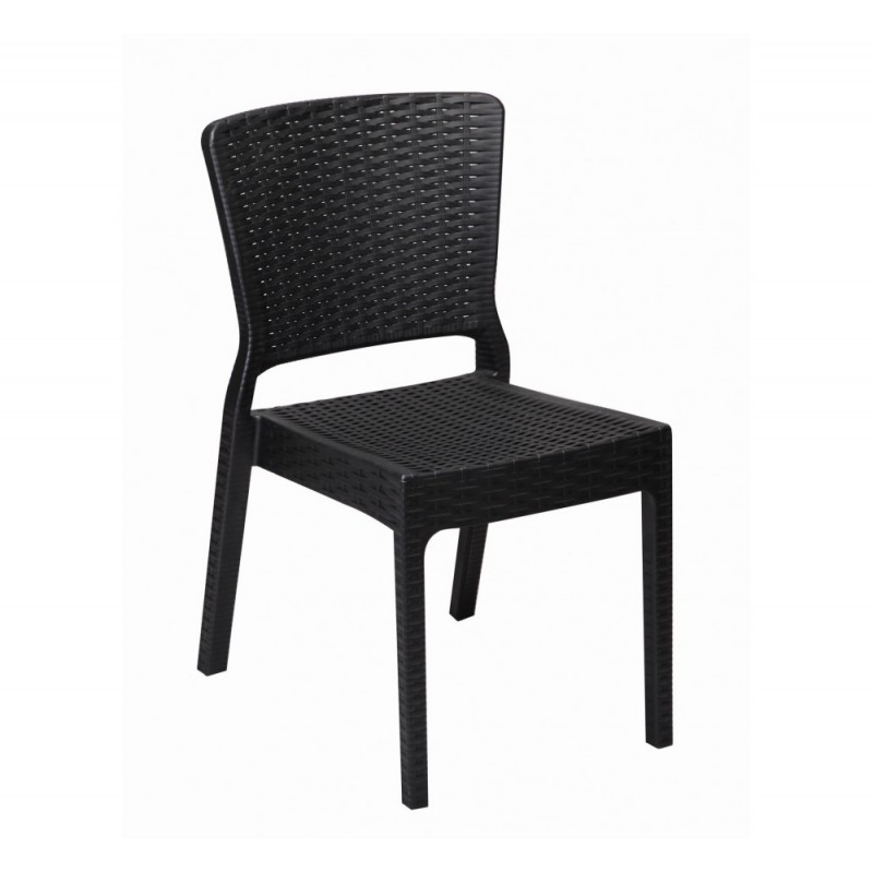 Antares καρέκλα Black 58x57x83cm