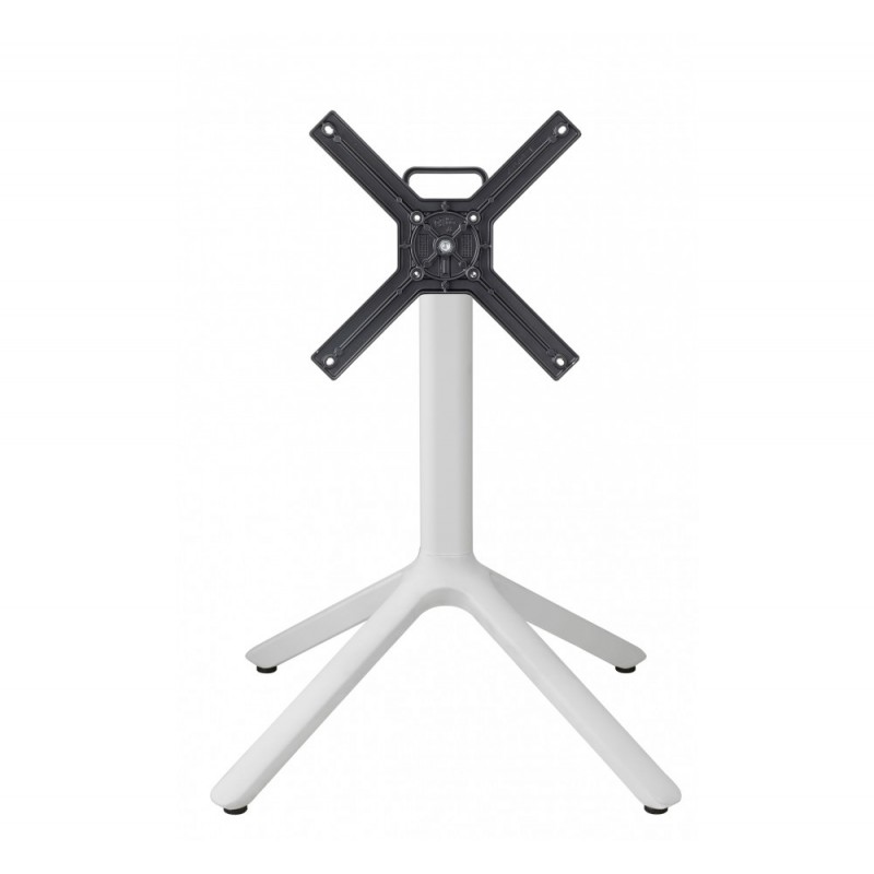 Maxi nemo art.5030 βάση τραπεζιού αλουμινίου AV 11 - Matt linen coated aluminium, embossed finish 60x60x73cm