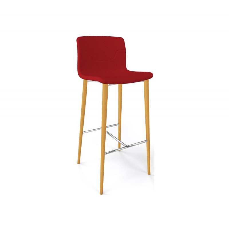 Slot 78/68 BL Upholstered σκαμπό bar Ύψος 78cm 45x45xH(107-97)78-68cm