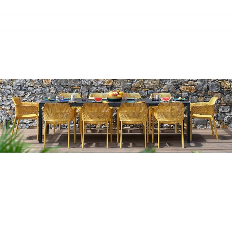 Rio-Net τραπεζαρία 56 - Senape Πολυθρόνα:60x58x80(46)cm  -  AV.20470-88453  