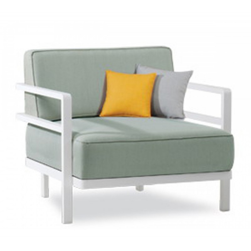 Loca πολυθρόνα LS01 104 - Taupe 82x78x68,5(37)cm