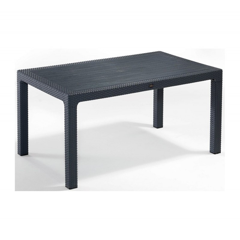 Defence 150 τραπέζι χωρίς τζάμι Ανθρακί 90cm x 150cm